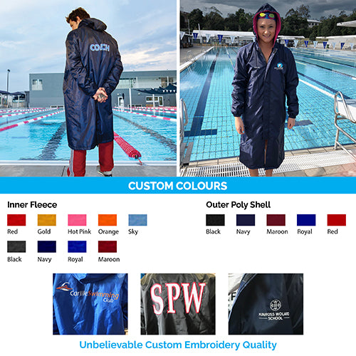 Custom Embroidered Parkas for Teams and Schools – Swimming Specialists