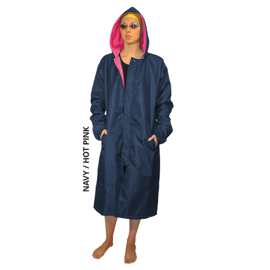 Navy/Hot Pink Parka