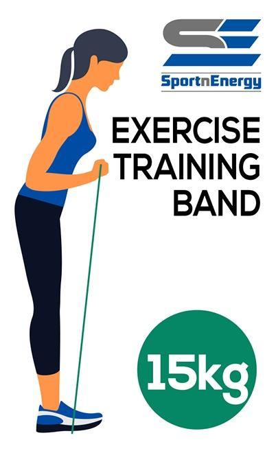 Cross Training Exercise Elastic Training Band - Aqua Shop 