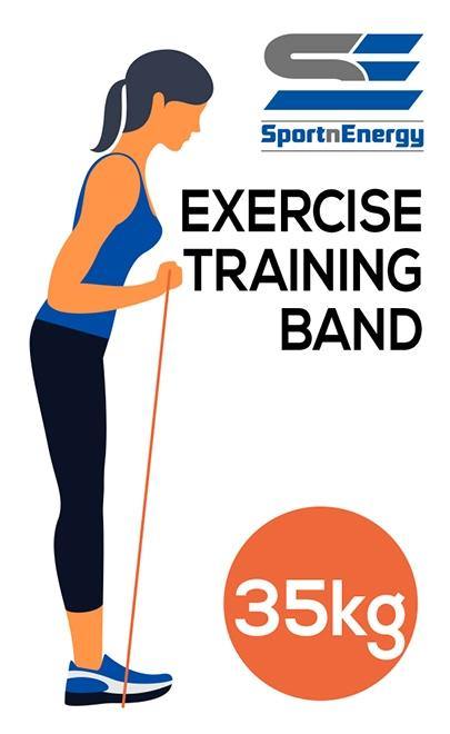 Cross Training Exercise Elastic Training Band - Aqua Shop 